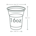 16oz (500ml) чаша за студени напитки