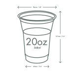 20oz (590ml) чаша за студени напитки
